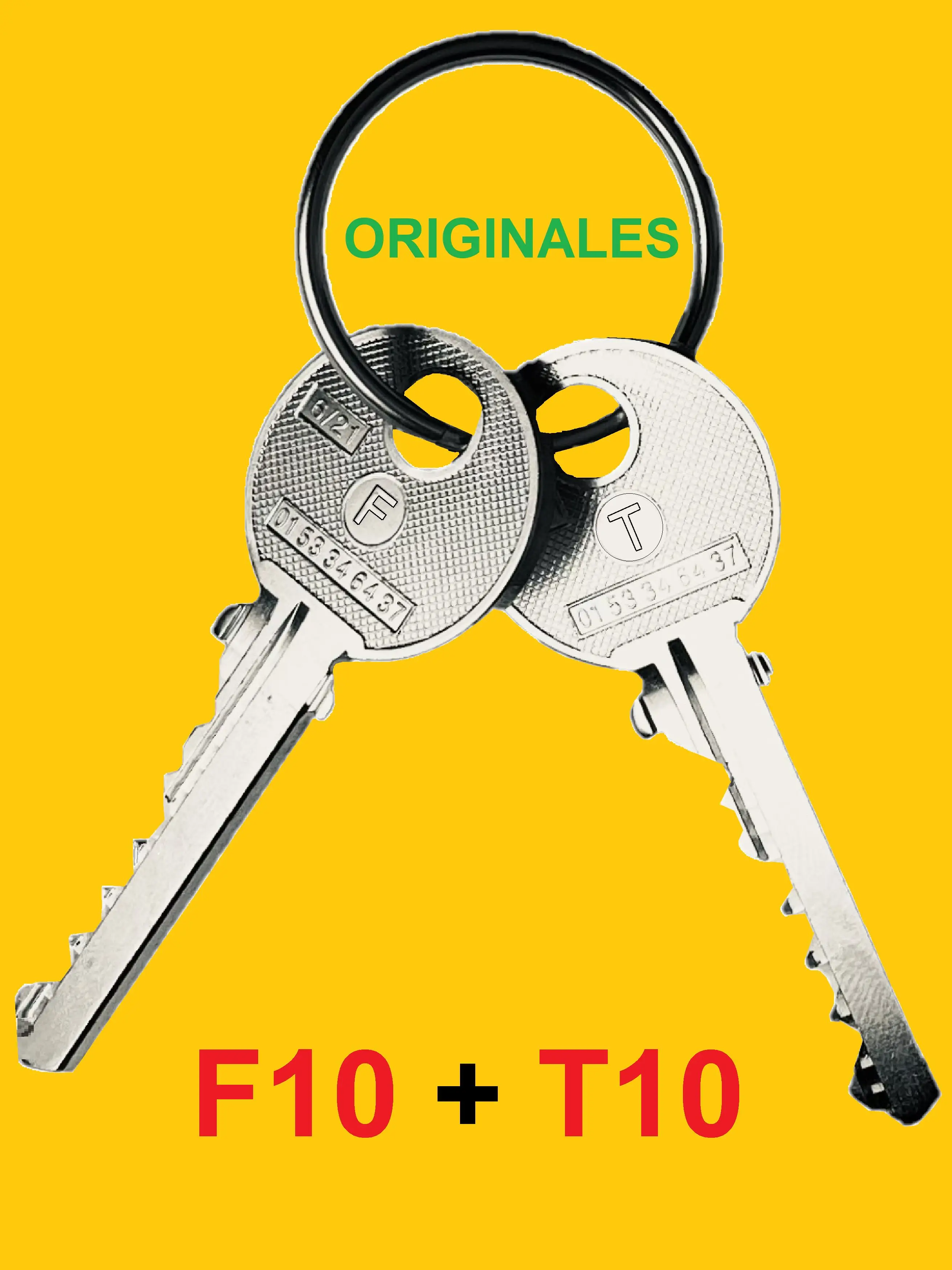 Cle ptt Pass T10 et F10 pour boites aux lettres universel