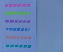 Rotuladores fluorescentes borrables de 6 colores, marcadores Pastel, pluma fluorescente de doble punta para dibujo de arte, marcación, papelería escolar y de oficina