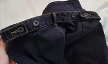 Luck A-Falda vaquera larga Retro Para niña y mujer, falda larga de cintura alta con botones y bolsillos, Vaqueros rectos de talla grande