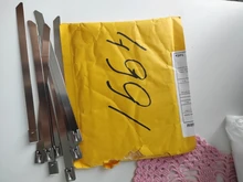 Stainless-Steel Cable-Ties Heat-Straps Zip-Wrap METAL EXHAUST 10PCS Induction-Pipe 250/300/350/400mm