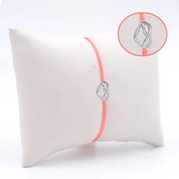 

Handmade Pink Women Silver Bangle Skybco1399
