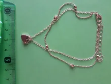 17KM-tobillera de corazón con cuentas de Color plateado para mujer y niña, tobilleras multicapas doradas, pulsera Vintage para pie, joyería para playa 2021