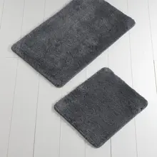 Коврики для ванной нескользящие Противоскользящие коврики противоскользящие цвета дымчатый 2'Li набор 60X100 см-50X60 см