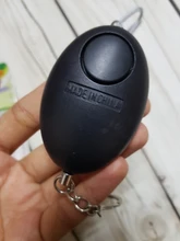 Alarma de autodefensa con forma de huevo para niña y mujer, protección de seguridad, alerta Personal de seguridad, llavero fuerte, alarma de emergencia, barata, 120dB