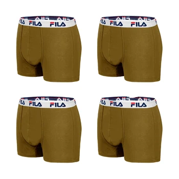 

Pack 2/4 boxer briefs row in green color for men