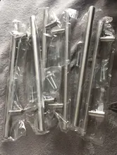 50mm a 500mm de acero inoxidable puerta alacena cocina Bar tirador del mango muebles perillas de gabinete manija armario cajón mango