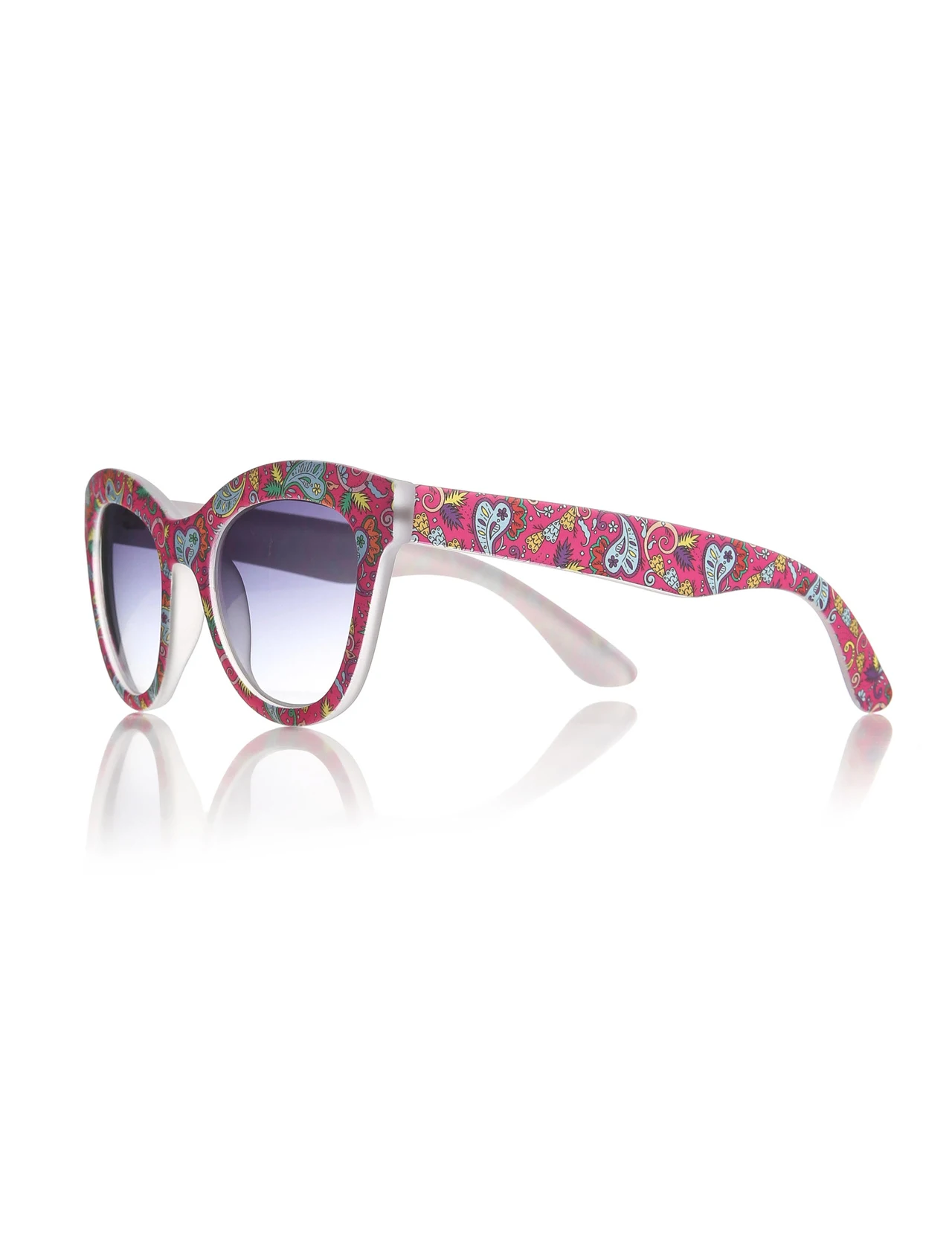 

Women's sunglasses e 1818 ecla bone color organic butterfly cat eye 50-20-140 exess