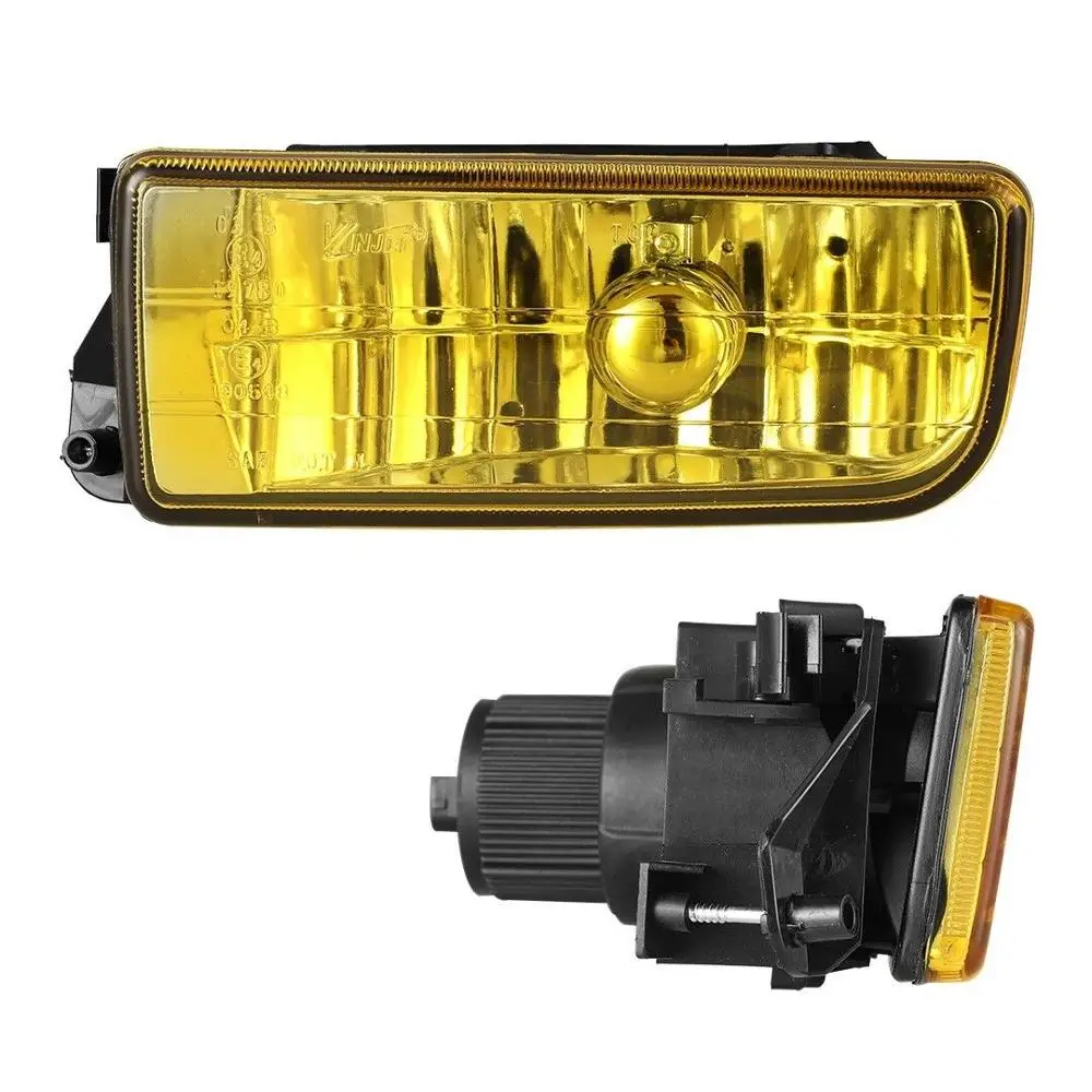 JanDeNing 1 Pair Yellow Lens Front Bumper Lower