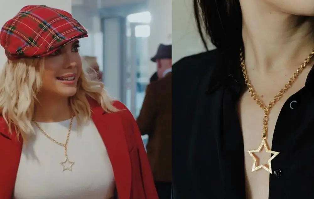 Gulce Dereli Star Symbol Charm Charm Necklace Yasak Elma Chain Necklace Gift Box Gold Silver Plated Chain Necklaces Aliexpress