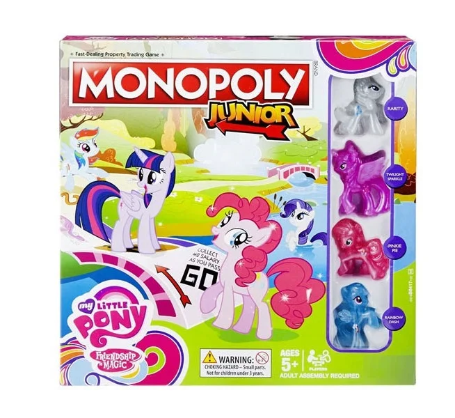 Настольная игра Monopoly Junior My Little Pony(Розовый