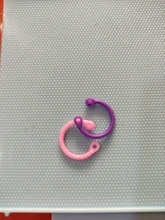 Anillo de plástico multifunción para álbum DIY, libro de hojas sueltas, carpeta, 3 tamaños