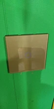 Glass-Panel Wall-Switch Touch-Screen-Switch Eu-Light BONDA 1-Gang White Crystal AC220V