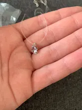 DoreenBeads de moda Invisible transparente línea de pesca collar de diamante de imitación de cuello de encaje de las mujeres joyería minimalista