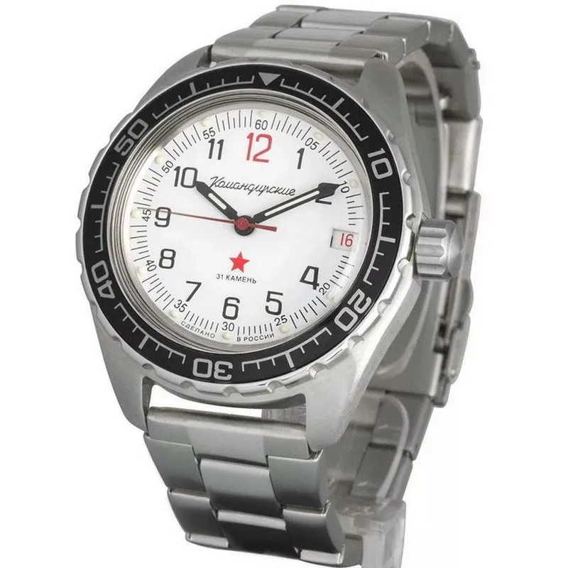 Watch Vostok Commander 020712 self-winding waterproof Red Star afbeelding