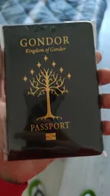 Funda de pasaporte del reino de Gondor, árbol blanco de Gondor, envío directo
