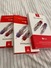 Cartucho de tatuaje estéril desechable, agujas de delineador redondo, maquillaje permanente, bolígrafo rotativo, 1RL, 3RL, 10 Uds., nuevo