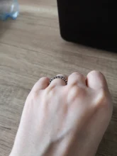 LEKANI-Anillo de plata de primera ley con forma de corazón para mujer, sortija, plata esterlina 925, corazón, estrella, boda, 5 estilos, gran oferta, 2020