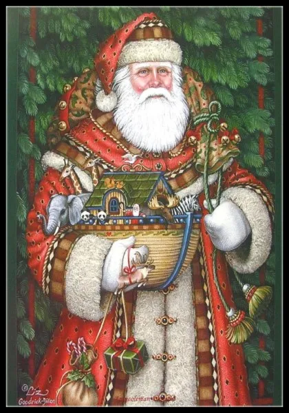 Arctic santa claus-счетный Набор для вышивания крестиком-рукоделие ручной работы для вышивания 14 карат Наборы для вышивания крестиком Рождественский праздник - Цвет: 200w x 290h