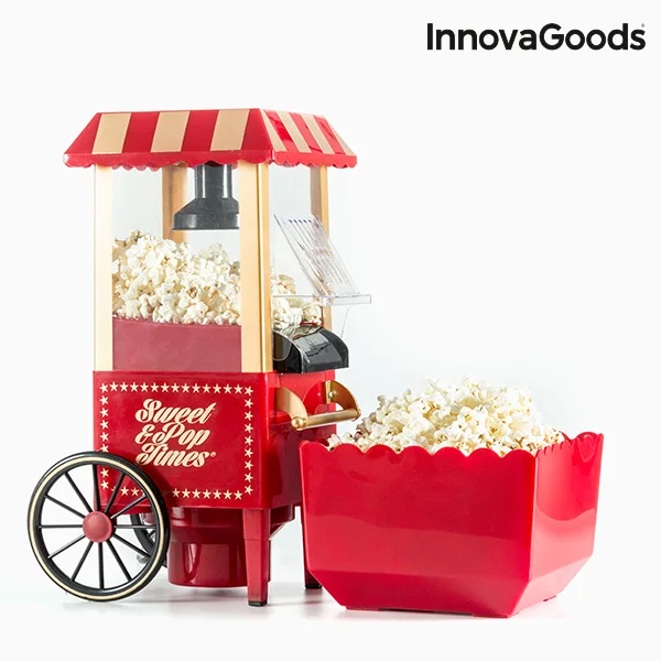 InnovaGoods попкорн производитель сладкий и поп раз 1200 Вт красный
