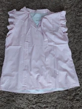 Blusa de manga corta con lazo y lunares para verano, camisa Vintage con volantes para mujer, blusas con lazo, tapas atractivas para mujer