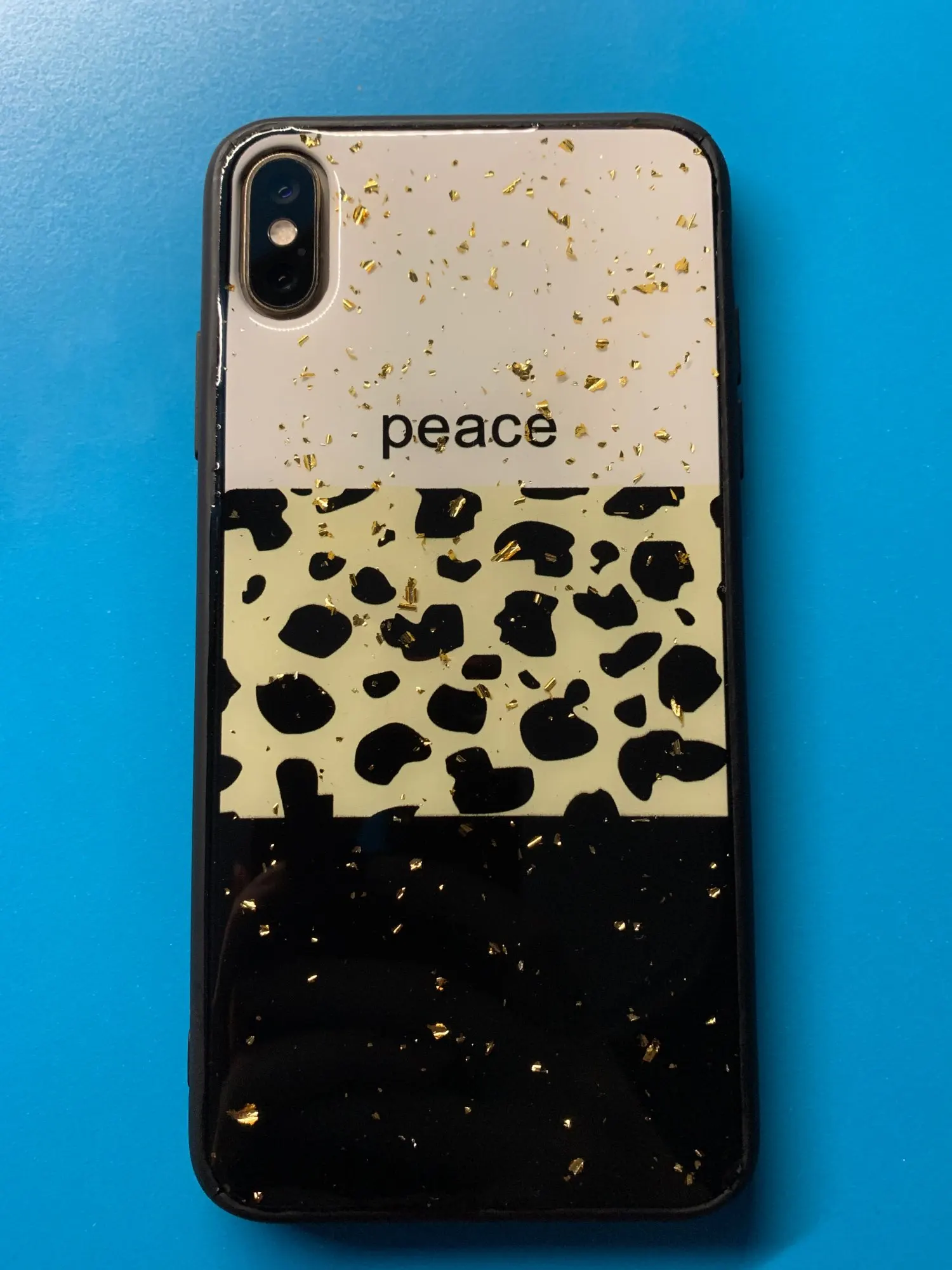 Coque Léopard iPhone Pailleté | Leopard Plus