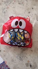 50 Uds. Bolsa de plástico grande Linda Teech Mouth Monster boda cumpleaños galleta caramelo regalo bolsas de embalaje OPP Auto adhesivo fiesta favores