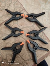 Plastic Clips Spring-Clamp Working-Tools Adjustable-Clamps Wood Outillage 3inch for 6pcs/Lot