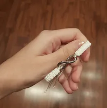 Conjunto de pulseras de la amistad para parejas, juego de pulseras y brazaletes Retro hechos a mano, Infinity, 2 uds.