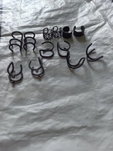 12 unids/set 2020 de oro de moda Color puños de oído hoja pendientes de Clip pendientes largos aretes pendientes para las mujeres los escaladores sin Piercing falso cartílago accesorios de aretes