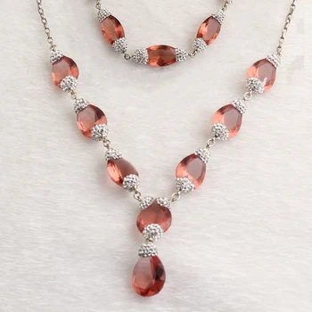 

Zultanite Silver Jewelry Set, Woman Handmade 925 Silver Zultanite Necklace and bracelet