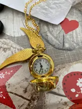 Reloj de bolsillo de lujo para niños, collar con colgante de alas pequeñas, regalo