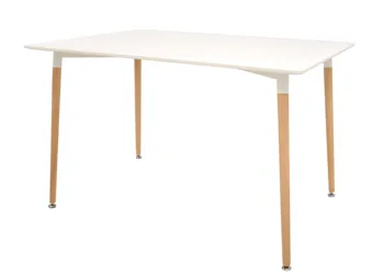 

Table EDURNE, wood, top white lacquered, 120x80 cms