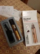 Nose-Hair-Trimmer Professional Electric Rechargeable Ear Champagne Color Men Fashion