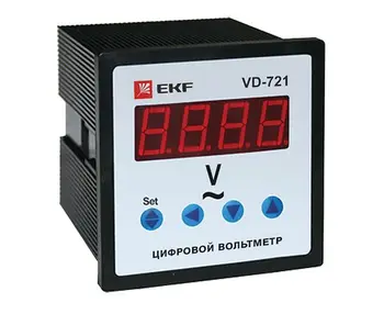 

Vd-721 digital panel voltmeter (72x72) single phase EKF Proxima