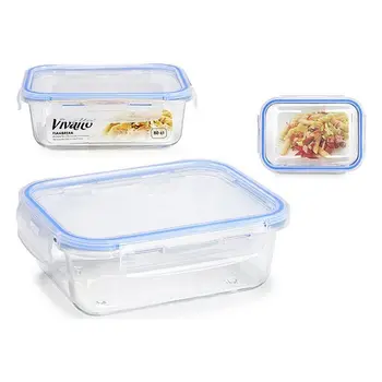 

Lunch box Vivalto Crystal (14 x 6,5 x 19 cm)