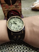 CCQ-relojes de lujo para mujer, pulsera de cuero de vaca Vintage, reloj de pulsera para hombre, de cuarzo, venta al por mayor