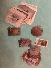 JIANWU-pegatina washi del mundo del Color 80 hojas, pegatina de gran capacidad, bolsa DIY, diario, cuarderno de recortes con pegatinas decorativas