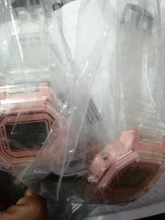 Relojes digitales para niños, LED, resistente al agua, transparente, correa, movimiento, ocio, contraído, a la moda, multifunción