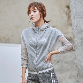 

Women's Summer Outdoor Sports Sun Protection Clothing Light Breathable Anti-UV All-match Jacket