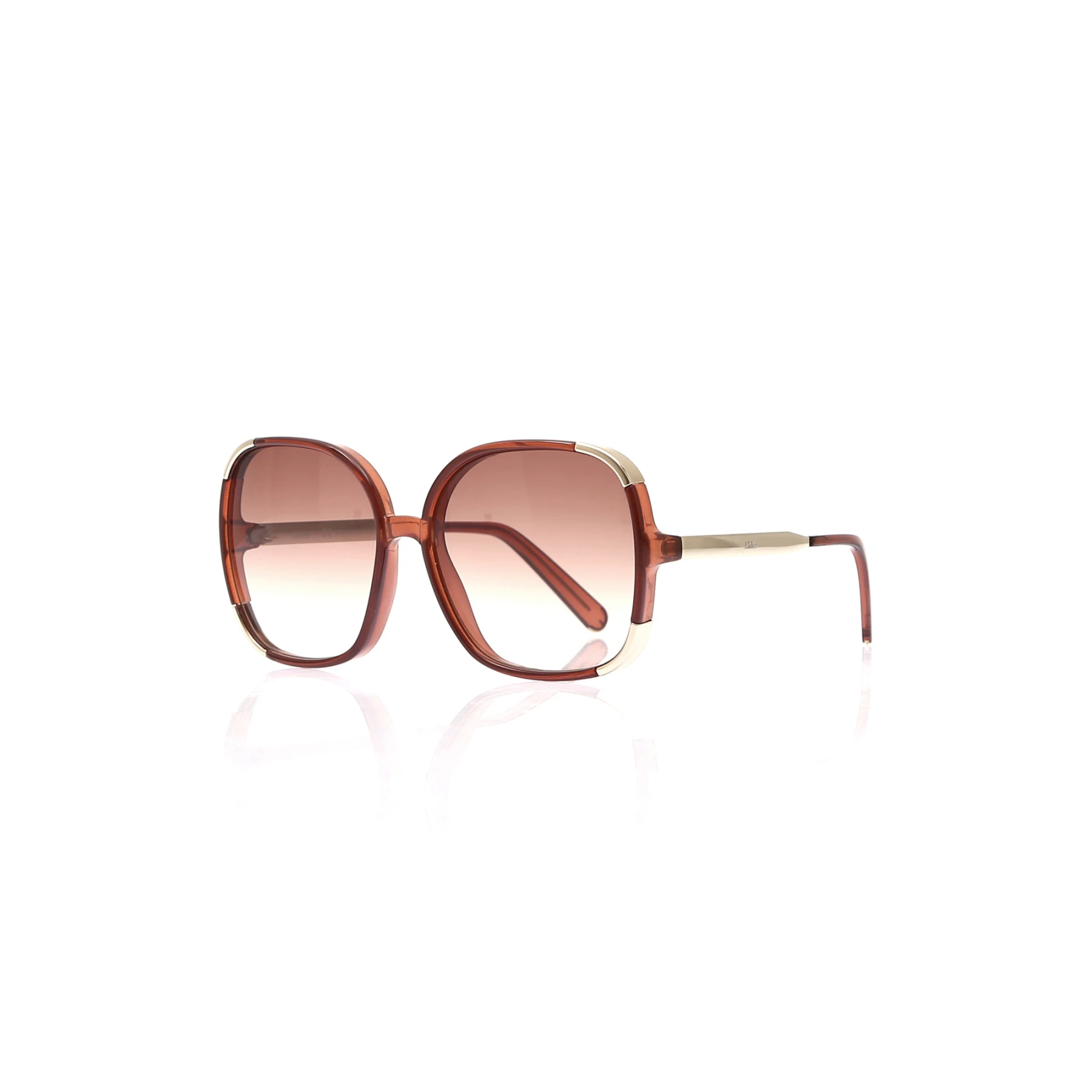 

Women's sunglasses ch 719 223 bone Brown organic square square 60-16-140 chloe