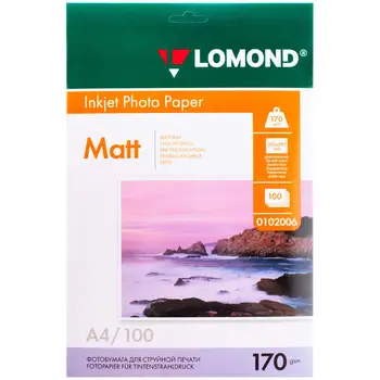 

A4 paper for inkjet printers Lomond, 170g/m2