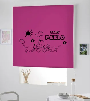 

Blind Iroa customizable infant/Baby Animals! ROLLER BLINDS TRANSLUCENT! (FUCHSIA 100X175)