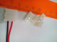 5 ~ 100 Uds 2pin 4pin led Clip conector 8mm/10mm tira de PCB a desnudarse para 5050, 3528, 3014, 5630 LED de color único/RGB LED de luz de tira