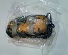 Caja militar de camuflaje para gafas de sol para hombre, estuche de EVA con Clip para cinturón, 1 unidad