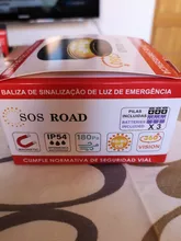 NK SOS Road- Baliza luz de Emergencia | Luz de Emergencia Autónoma | Luz LED | Señal V16 de Preseñalización de Peligro