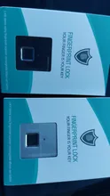 Towode-cerradura de puerta recargable por USB, candado inteligente con huella digital, desbloqueo rápido, Chip de Metal de aleación de Zinc, autodesarrollo, 1/2 Uds.
