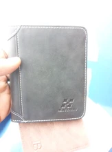 Cartera de cuero para hombre, tarjetero, monedero de mano, billetera corta esmerilada, bolsillo para monedas, 2020