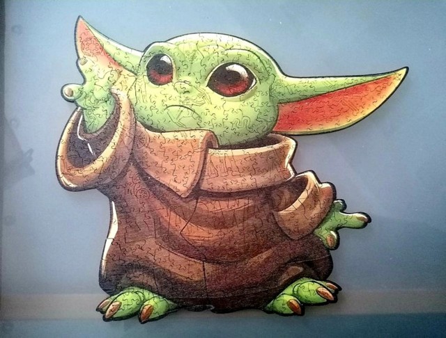 Puzzle bebe yoda en bois Puzzle Grogu Star Wars Le Mandalorien