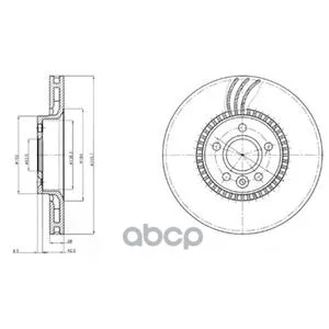 

Disc TORM front Volvo XC90 (16) Delphi art. bg3784
