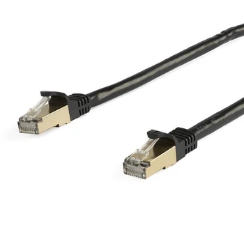 

5m cord Ethernet Network CAT6a Black RJ45 STP